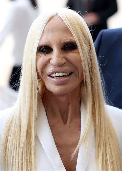 young donatella versace|what happened to donatella versace's face.